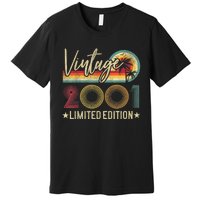 Limited Edition 2001 22nd Birthday Gift 22 Years Old Vintage Premium T-Shirt