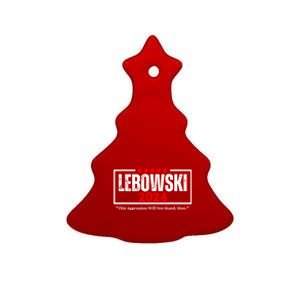 Lebowski Election 2024 Funny Political Election 2024 Ceramic Tree Ornament