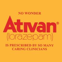 Limited Edition Ativan Lorazepam No Wonder Ash Grey Pom Pom 12in Knit Beanie