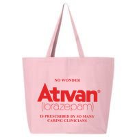 Limited Edition Ativan Lorazepam No Wonder Ash Grey 25L Jumbo Tote