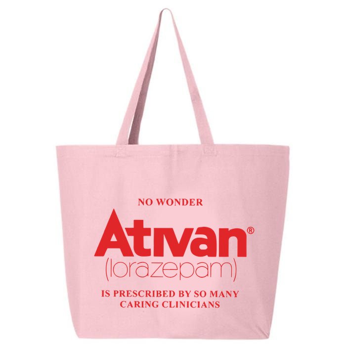Limited Edition Ativan Lorazepam No Wonder Ash Grey 25L Jumbo Tote