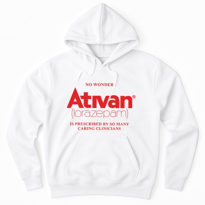 Limited Edition Ativan Lorazepam No Wonder Ash Grey Hoodie