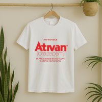 Limited Edition Ativan Lorazepam No Wonder Ash Grey T-Shirt