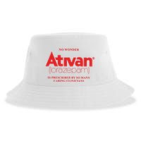 Limited Edition Ativan Lorazepam No Wonder Ash Grey Sustainable Bucket Hat