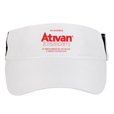 Limited Edition Ativan Lorazepam No Wonder Ash Grey Adult Drive Performance Visor
