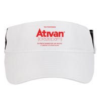 Limited Edition Ativan Lorazepam No Wonder Ash Grey Adult Drive Performance Visor