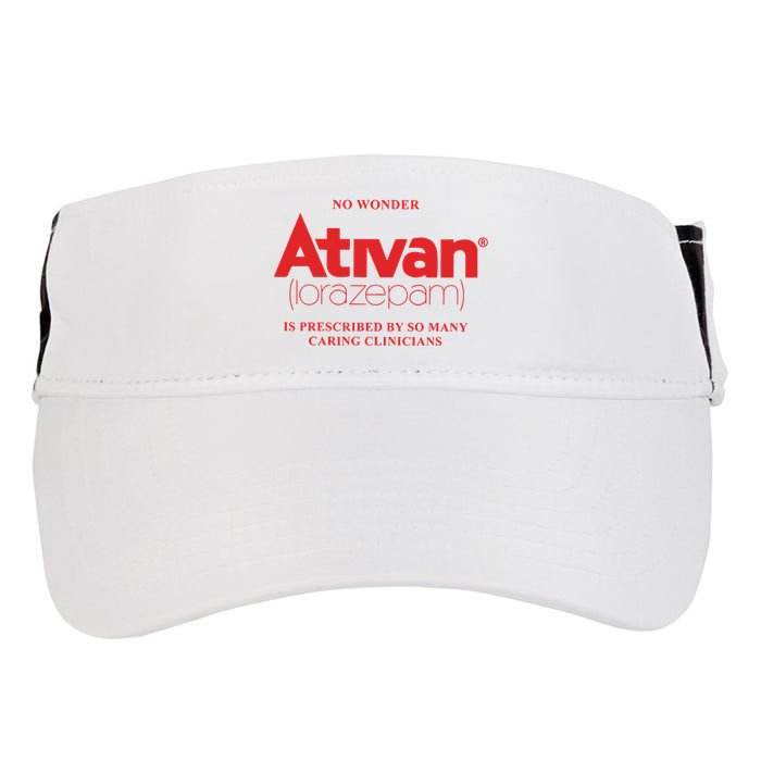 Limited Edition Ativan Lorazepam No Wonder Ash Grey Adult Drive Performance Visor