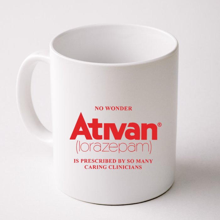 Limited Edition Ativan Lorazepam No Wonder Ash Grey Mug