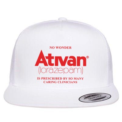 Limited Edition Ativan Lorazepam No Wonder Ash Grey Flatbill Hat