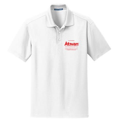 Limited Edition Ativan Lorazepam No Wonder Ash Grey Dry Zone Grid Polo