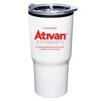 Limited Edition Ativan Lorazepam No Wonder Ash Grey Tumbler