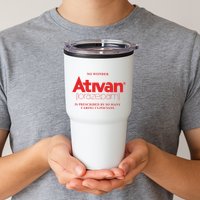 Limited Edition Ativan Lorazepam No Wonder Ash Grey Tumbler