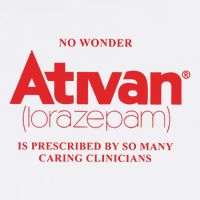 Limited Edition Ativan Lorazepam No Wonder Ash Grey Tank Top
