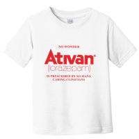 Limited Edition Ativan Lorazepam No Wonder Ash Grey Toddler T-Shirt