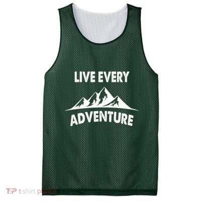 Live Every Adventure Mesh Reversible Basketball Jersey Tank
