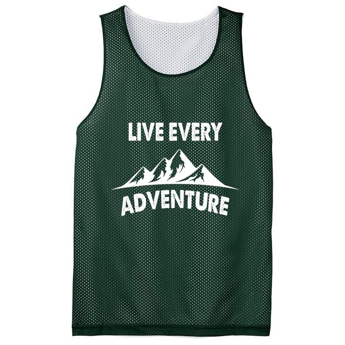Live Every Adventure Mesh Reversible Basketball Jersey Tank