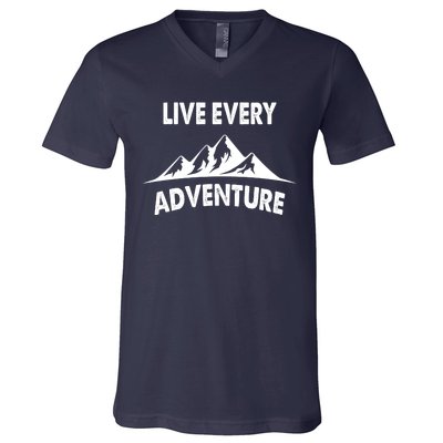 Live Every Adventure V-Neck T-Shirt