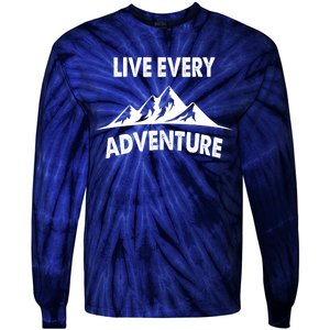 Live Every Adventure Tie-Dye Long Sleeve Shirt