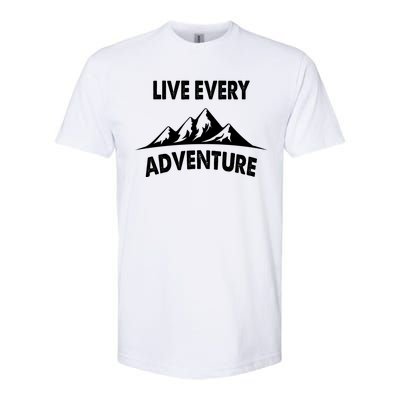 Live Every Adventure Softstyle CVC T-Shirt