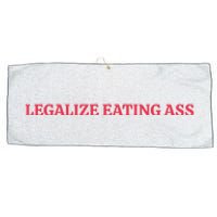 Legalize Eating Ass Large Microfiber Waffle Golf Towel