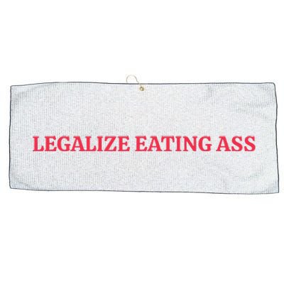 Legalize Eating Ass Large Microfiber Waffle Golf Towel