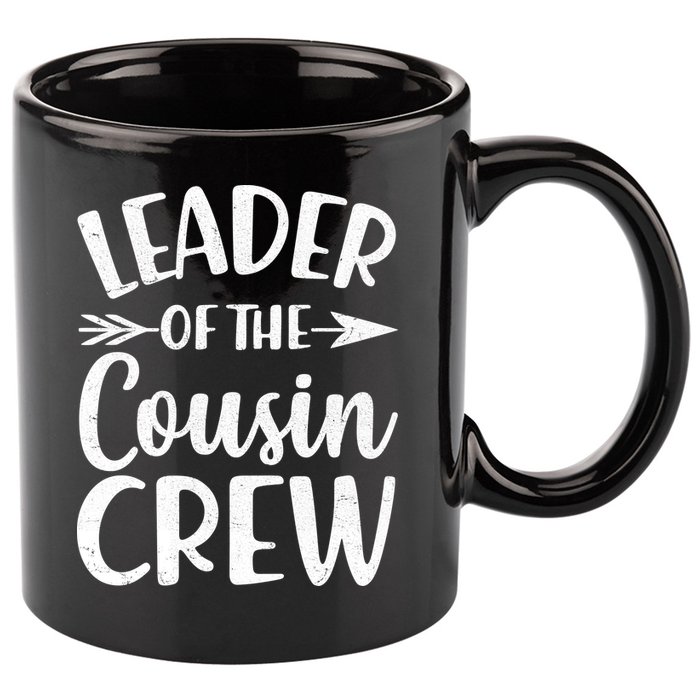 Leader Of The Cousin Crew Matching Family shirts 11oz C Handle Ceramic Mug
