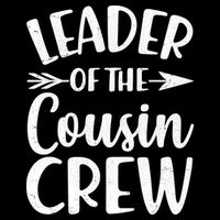 Leader Of The Cousin Crew Matching Family shirts Drawstring Bag