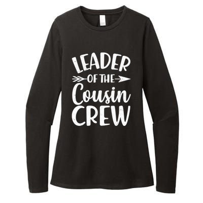 Leader Of The Cousin Crew Matching Family shirts Womens CVC Long Sleeve Shirt