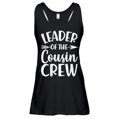 Leader Of The Cousin Crew Matching Family shirts Ladies Essential Flowy Tank