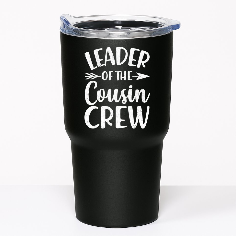 Leader Of The Cousin Crew Matching Family shirts Tumbler