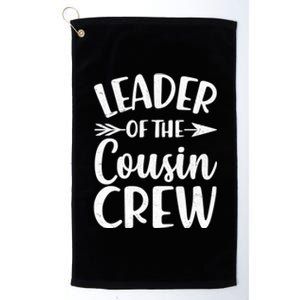 Leader Of The Cousin Crew Matching Family shirts Platinum Collection Golf Towel