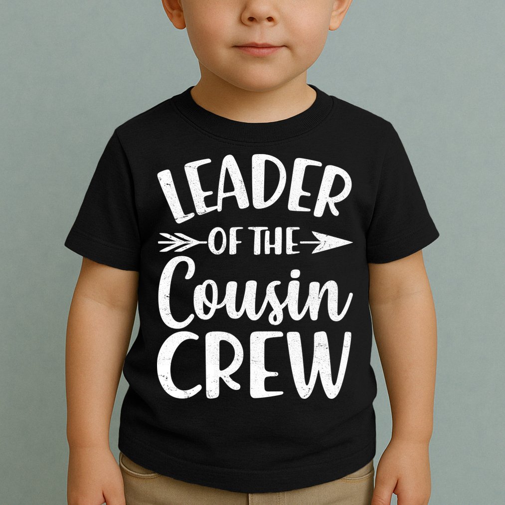 Leader Of The Cousin Crew Matching Family shirts Toddler T-Shirt