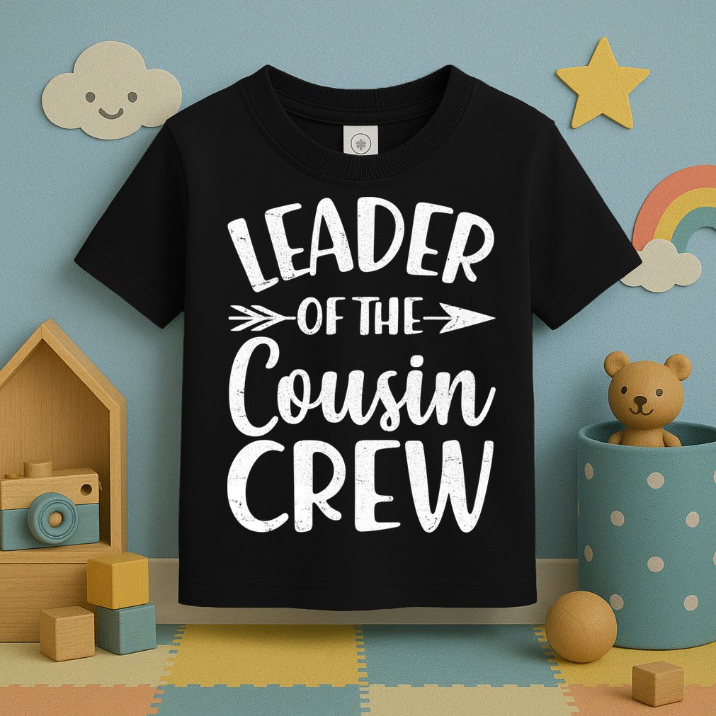 Leader Of The Cousin Crew Matching Family shirts Toddler T-Shirt