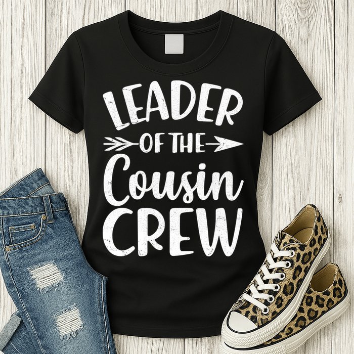 Leader Of The Cousin Crew Matching Family shirts Womens T-Shirt