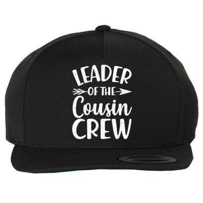 Leader Of The Cousin Crew Matching Family shirts Wool Snapback Cap