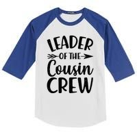 Leader Of The Cousin Crew Matching Family shirts Kids Colorblock Raglan Jersey