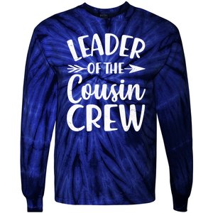 Leader Of The Cousin Crew Matching Family shirts Tie-Dye Long Sleeve Shirt