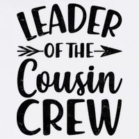Leader Of The Cousin Crew Matching Family shirts Garment-Dyed Sweatshirt