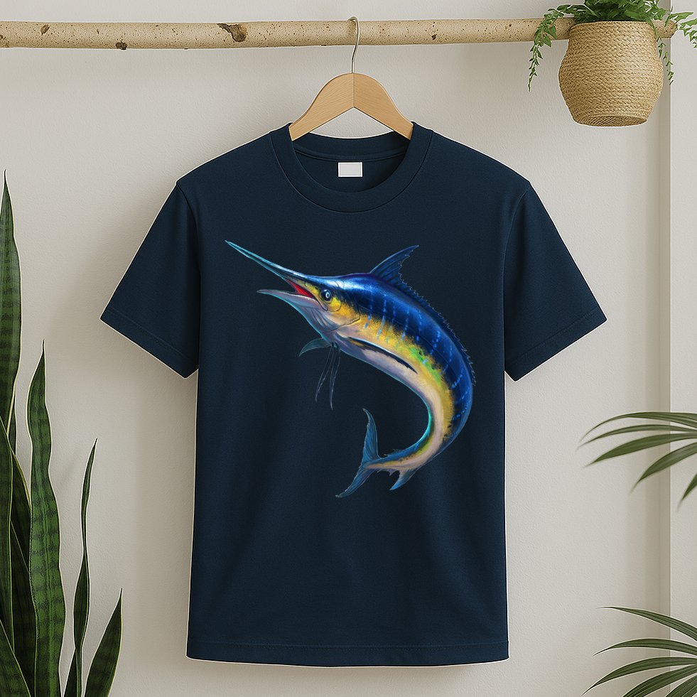 Leaping Blue Marlin T-Shirt