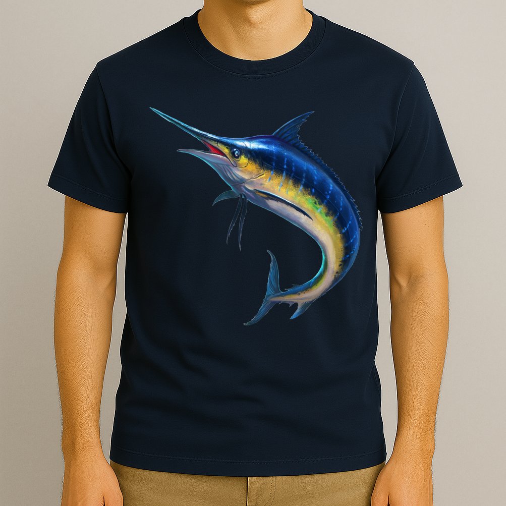 Leaping Blue Marlin T-Shirt