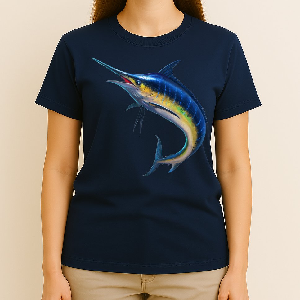 Leaping Blue Marlin T-Shirt