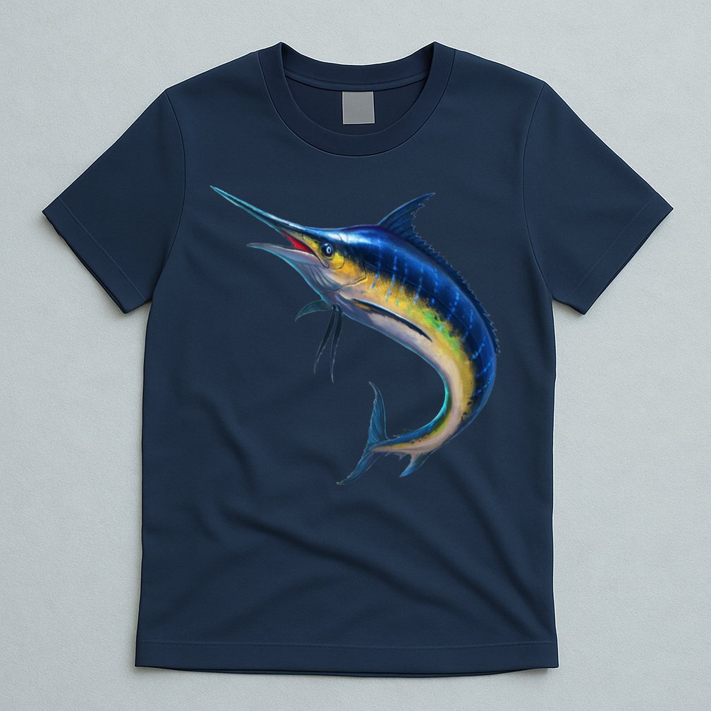 Leaping Blue Marlin T-Shirt