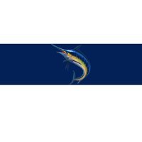 Leaping Blue Marlin Bumper Sticker