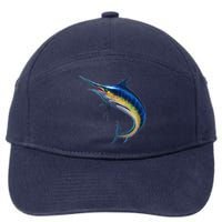 Leaping Blue Marlin 7-Panel Snapback Hat