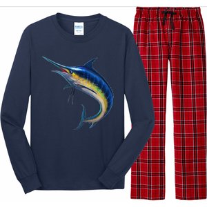 Leaping Blue Marlin Long Sleeve Pajama Set