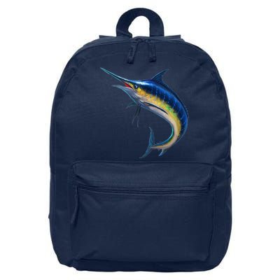 Leaping Blue Marlin 16 in Basic Backpack