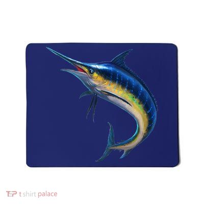 Leaping Blue Marlin Mousepad