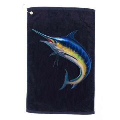 Leaping Blue Marlin Golf Towel