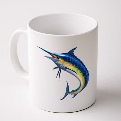 Leaping Blue Marlin Coffee Mug