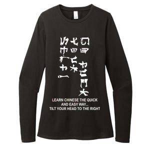 Learn To Read Chinese Womens CVC Long Sleeve Shirt